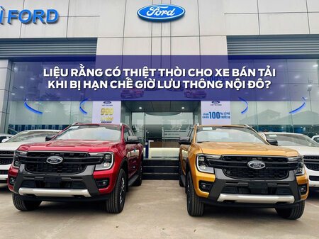 Liệu rằng có thiệt thòi cho xe bán tải khi bị cấm giờ hoạt động Nội Đô và " Ngồi chung mâm" với Hino, Howo?